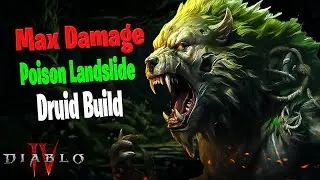 New OVERPOWERED Druid Build - Diablo 4 Season 1 - Poison Landslide is BROKEN - Druid Build Guide