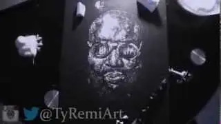Rick Ross Drawn With Cocaine (By Tyler Remikie) @TyRemiArt @RickyRozay
