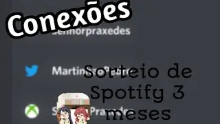 Como Colocar Conex&otilde;es no seu Discord | Sorteio de Spotify Premium