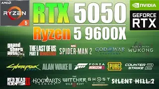 RTX 5050 + Ryzen 5 9600X : Next-Gen Budget Gaming Combo? 15 Games Tested