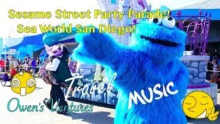 Sesame Street Party Parade Summers at Sea World San Diego 8/4/18