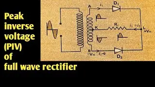 Peak inverse voltage of full wave rectifier