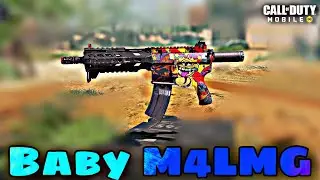 M4LMG BEST LOADOUT FOR MP | BABY M4LMG CALL OF DUTY MOBILE | CODMOBILE | BADTAMEEZYT !