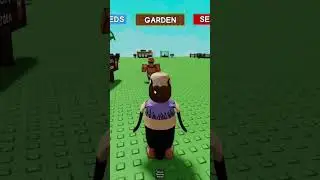 TROLLING in Roblox GROW A GARDEN #roblox #shorts