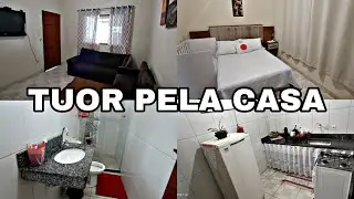 TUOR COMPLETO PELA CASA NOVA TODA ORGANIZADA SIMPLES MAIS ACONCHEGANTE #tuor #lar #videoviral 