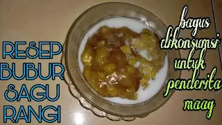 RESEP BUBUR SAGU RANGI UBI || ala mbu uchye