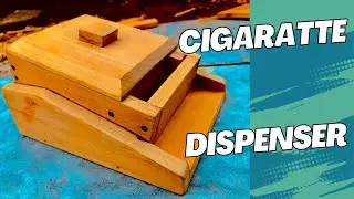 How make DIY wooden cigarette dispenser box