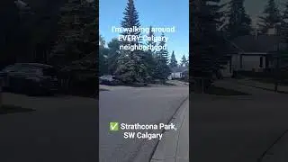 WALKING EVERY CALGARY NEIGHBORHOOD: Strathcona Park #calgary #calgaryneighborhoods #cnek #yyc