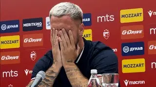 Marko Arnautović zaplakao na konferenciji za medije zbog pitanja o Siniši Mihajloviću