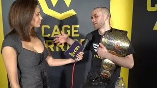 Jack Cartwright post-fight interview at CW112
