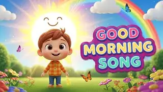 Good Morning Sunshine Song ☀️ | Kids Morning Routine Nursery Rhyme | 3D Cartoon Kids Song