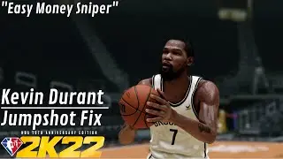 NBA2K22 Исправление прыжка Кевина Дюранта