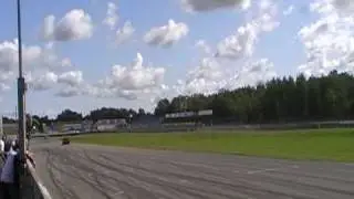 Volvo 242 BOOST and BMW M3 E30 S85 V10 at Mantorp 090814 1