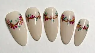 Simple Rustic Nail Art for Fall