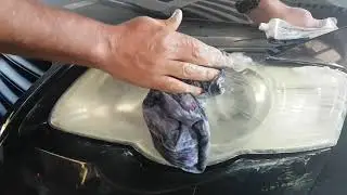 How to fix & clean yellow, cloudy, faded plastic headlight lenses permanently.