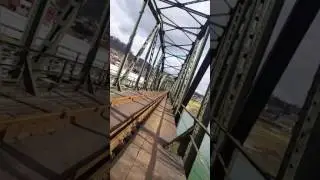 Sava River Railroad Bridge,  closer look