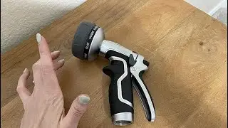 What I noticed about this garden hose nozzle
