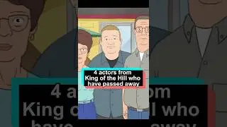 4 actors who couldn't return to King of the Hill due to their passing.#KingoftheHill#codyrhode