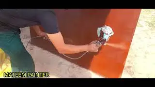 spray painting trolley, spray painting machine, tractor trolley paint process, furniture spray paint