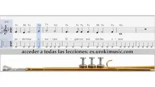 Como Tocar en la Trompeta Titanic My Heart Will Go On - Notas para la Trompeta - Tablatura tutorial