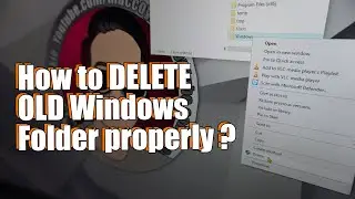 How to delete Old windows folder in the Windows operating system?