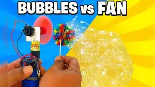 Crazy Bubble Maker Using DC Motor &ndash; Ultimate DIY Experiment!