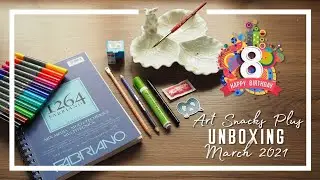 ARTSNACKS PLUS BOX 🥨➕ Unboxing | March 2021 | Happy Birthday!