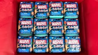 ASMR NEW Disney Marvel Cutie Cuffs Plush Slap Band Mystery Capsules Toy Unboxing