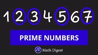 PRIME NUMBERS - Algebra | Math Digest