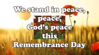 Peace This Remembrance Day by Barbara Joy, Producer Jordan Jackiew for Tailored Recordings