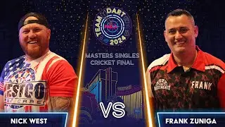 Ник Уэст против Фрэнка Зуниги | Финал турнира Masters Cricket | NDA Team Dart