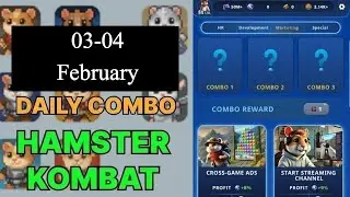 Hamster Kombat Daily Combo | Hamster Kombat Daily Combo Today 03-04 Febeuary | Hamster Kombat Combo