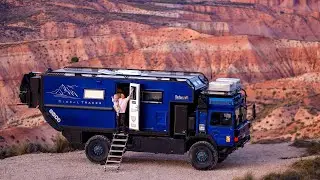 Global Traces - Week 5 - Expedition truck family overlanding in the Gorafe Desert, Spain