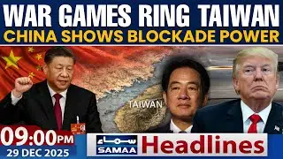 Largest Show of Force By China | Taiwan On High Alert | Justice Mission 2025 | 9 PM Headlines