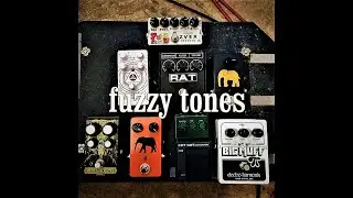 1 riff, 8 pedals | fuzz/dist comparison feat. Elephant, DOD, Ibanez, Proco, ZVEX, EHX, Catalinbread