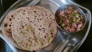 Matar ka paratha #indianfood #food #desi #cooking #homemade #video 