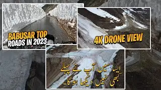 Babusar Top 2023 with English Subtitle | 4k Drone View | Babusar Top 2023