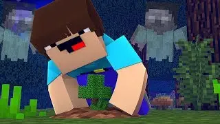 *EL BOSQUE ENCANTADO* Y LA MUERTE DE VEGETTA777 *MINECRAFT CON NOOBS*