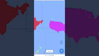 India vs USA(without Alaska) size comparison #usa #india #indonesia #maps #geography #shorts #map