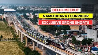 Exclusive Drone Shorts of Namo Bharat & Meerut Metro #detoxtraveller