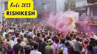 My Rishikesh Holi 2023 Celebration Vlog #rishikesh #holi
