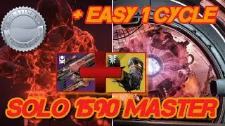 EASY SOLO 1 PHASE Nightfall Boss: 1590 Master Nightfall - Warden Of Nothing (PLATINUM) Hunter