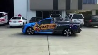 Ford V8 Ute Vehicle Wrap Brisbane