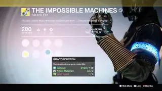 Destiny TTK - The Impossible Machines Exotic Gauntlets