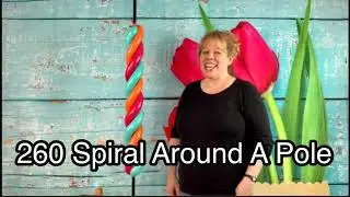 Balloon Spiraling Pole Decor