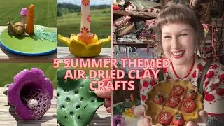 Crafting Coven Summer Solstice Air Dried Clay Craft Kit Tutorial