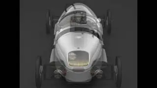 3D Model Morgan EV3 Electric Vehicle at 3DExport.com