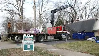 Starway Roof Systems at Work in in 20 degree temps in Park Forest