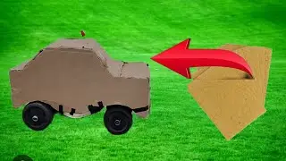 “कार्टबोर्ड और कबाड़ से बनाई पूरी तरह चलने वाली कार! | DIY एक्सपेरिमेंट”