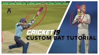 HOW TO CREATE YOUR OWN BAT IN CRICKET 19! (Cricket 19 Custom Bat Tutorial)